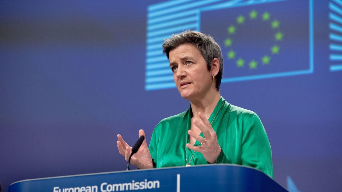 La vicepresidenta ejecutiva y responsable de política de Competencia de la UE, Margrethe Vestager.