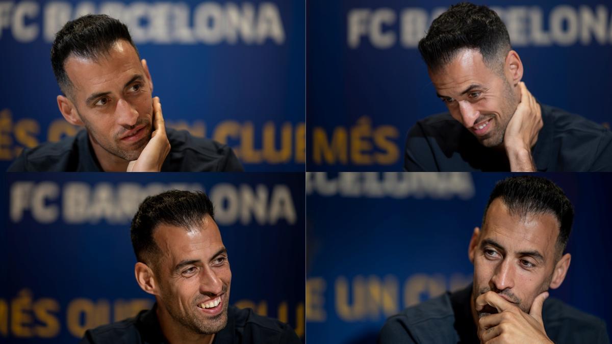 Sergio Busquets fotografiado durante la entrevista con El Periódico