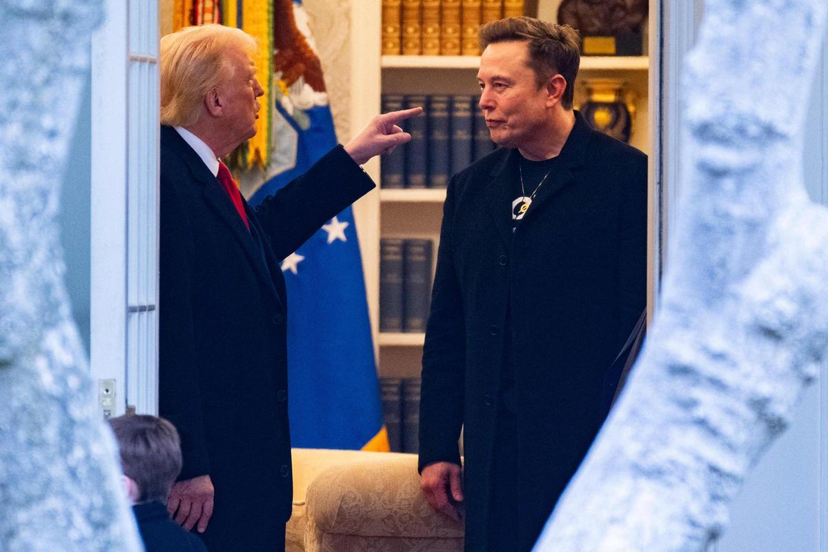 Donald Trump y Elon Musk, el pasado 14 de marzo en la Casa Blanca.