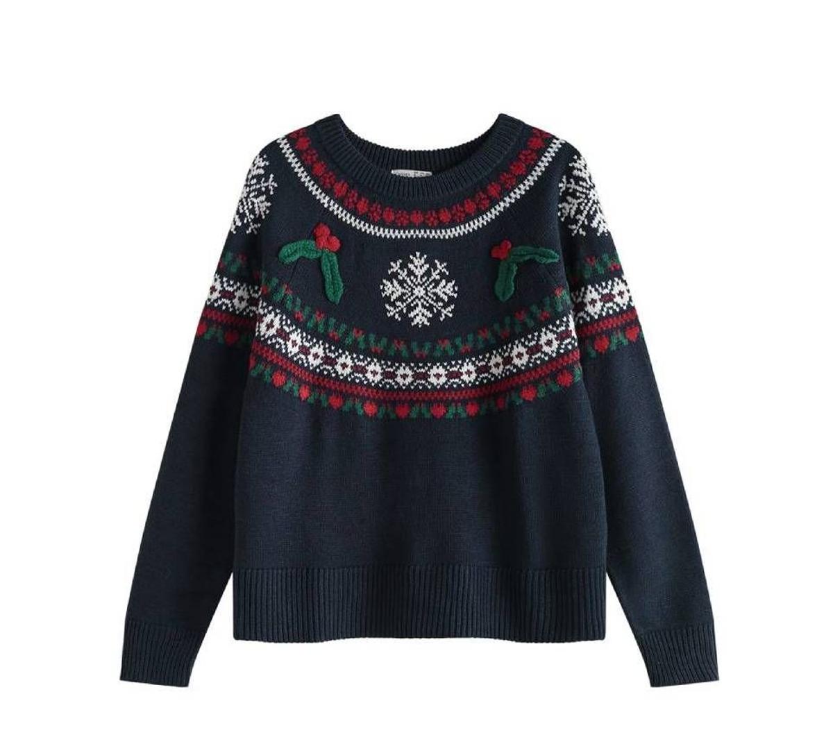 Jersey navideño bordado (29,99 €)