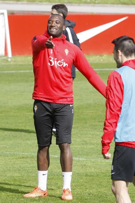 Entrenamiento del Sporting