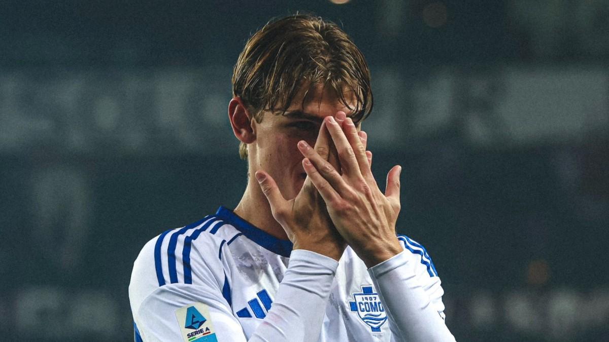 Golazo de Nico Paz, uno de los grandes nombres del mercado de las últimas horas