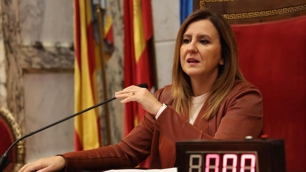 La alcaldesa de València, María José Catalá