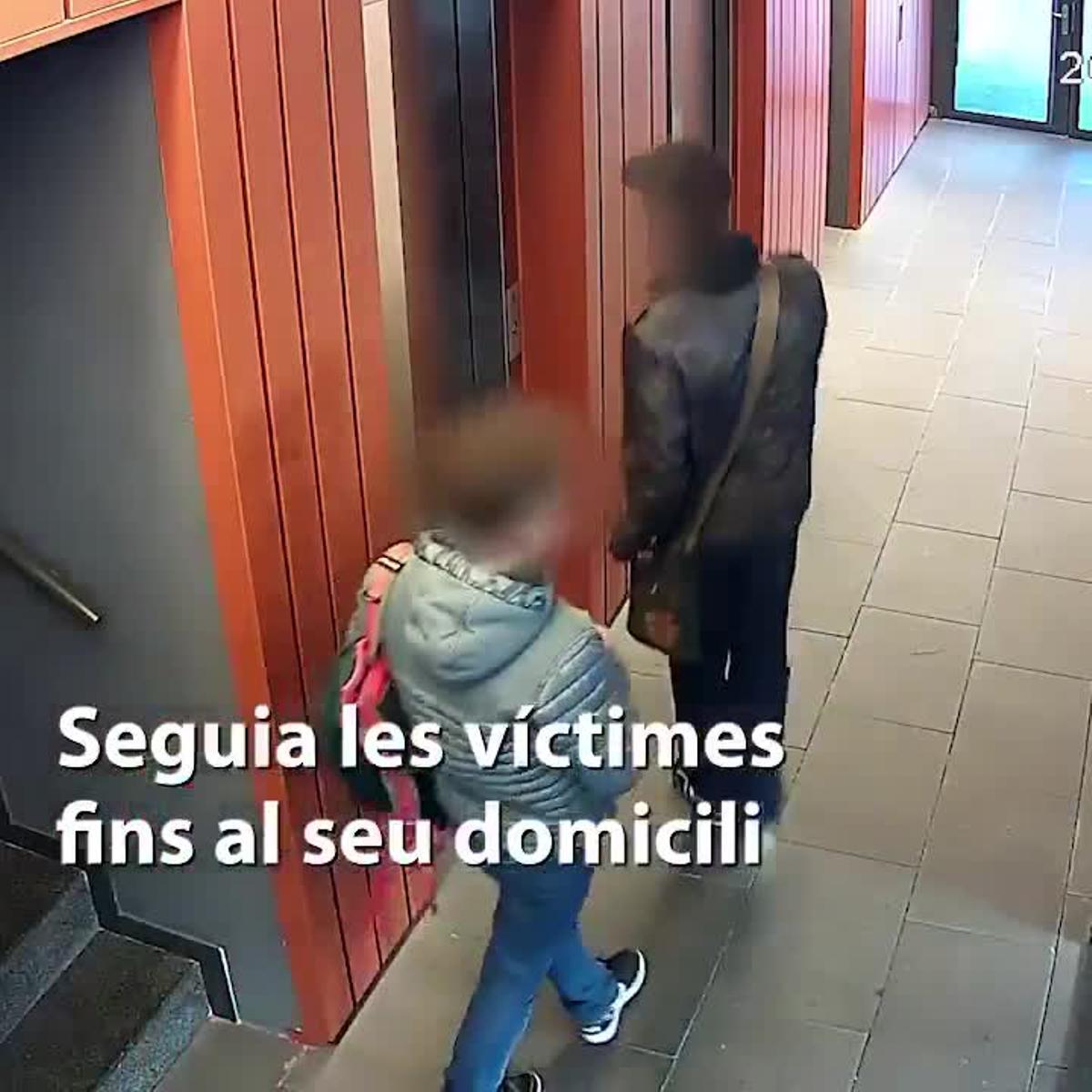 Els Mossos detenen un home que robava a menors amb un ganivet.
