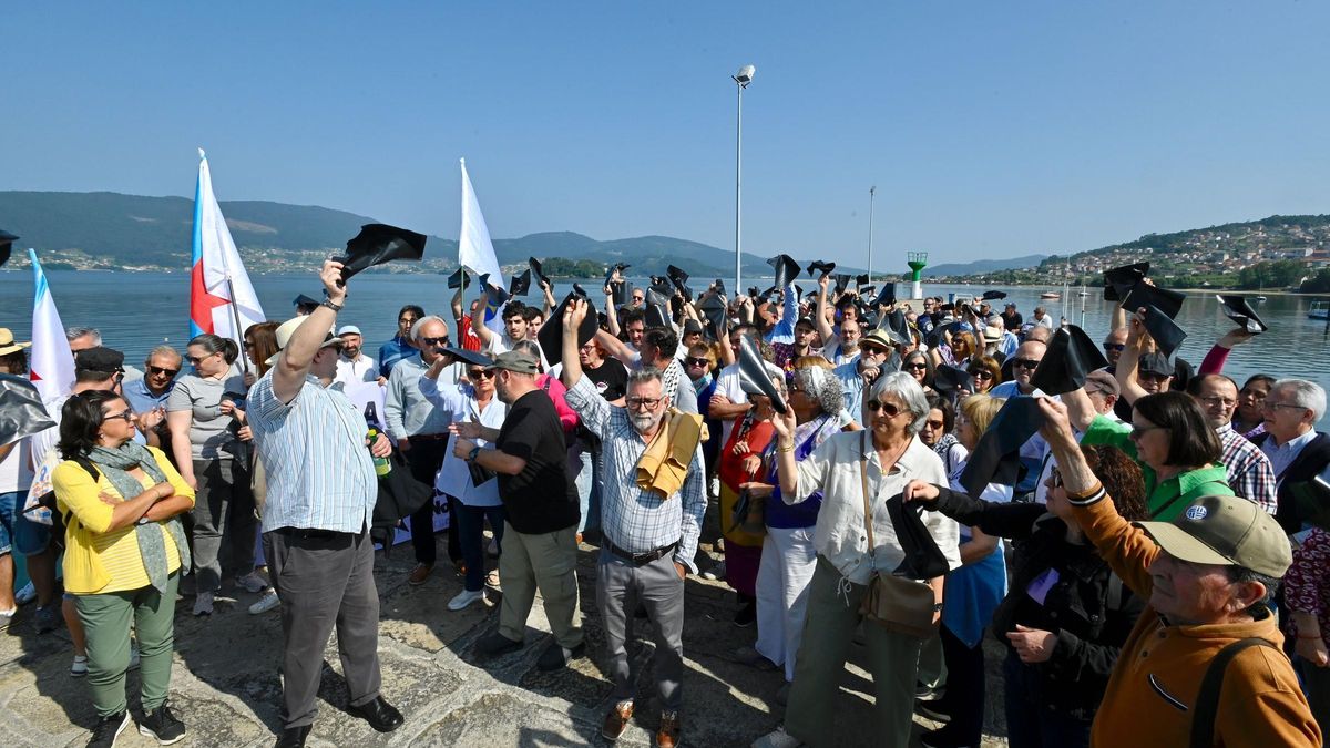 Protesta el pasado mes contra el congreso de baile en San Simón.