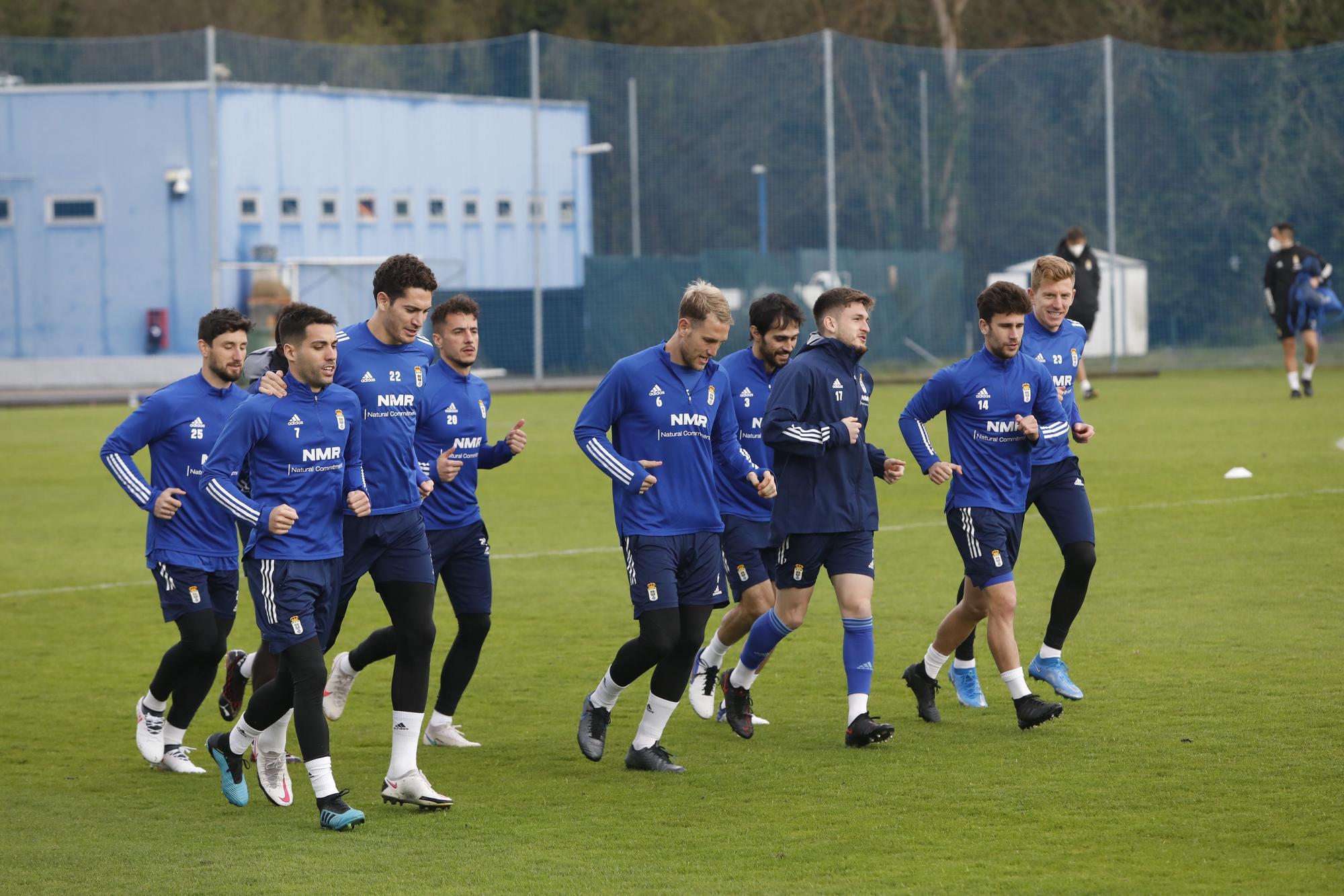 El entrenamiento del Oviedo