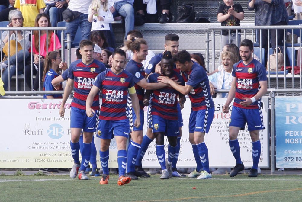 Les imatges del Llagostera - Portugalete (2-0)