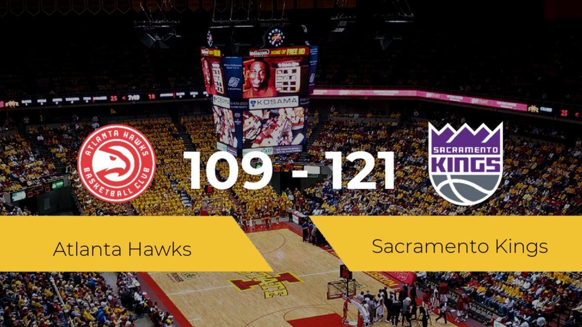 Victoria de Sacramento Kings en el State Farm Arena ante Atlanta Hawks por 109-121