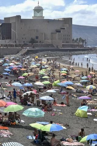 Día de playa en Las Canteras, agosto 2017