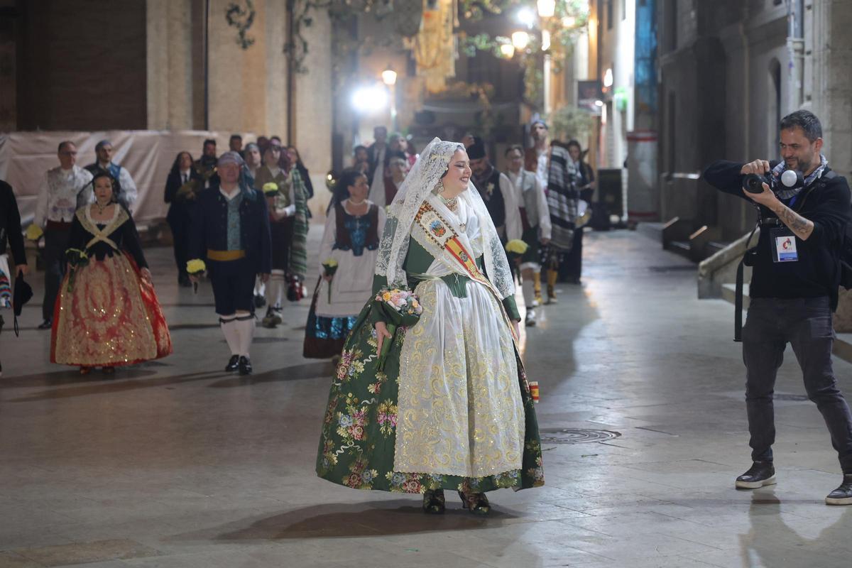 Falleras Mayores en la Ofrenda de 2026 (Día 17 de marzo ·-1/4)