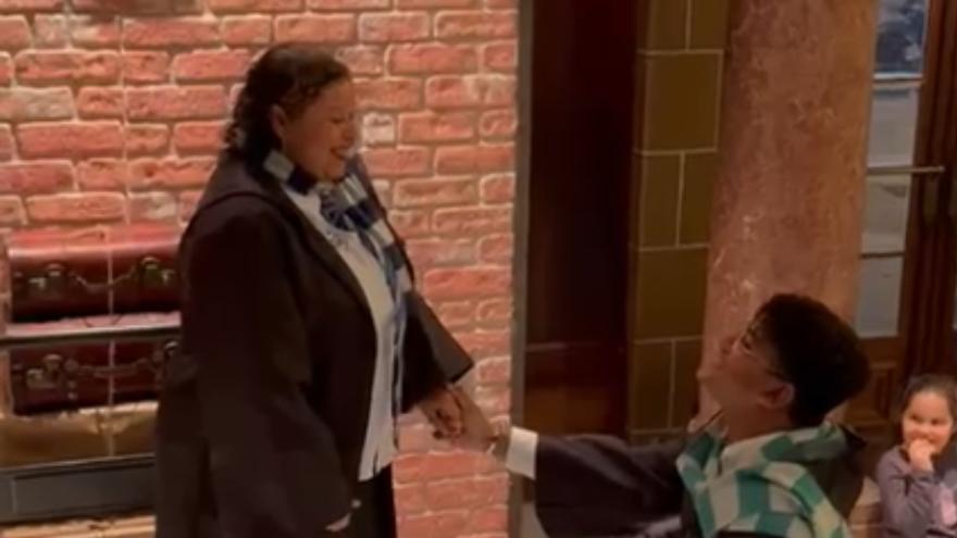 Pedida de mano en el Teatro Pérez Galdós