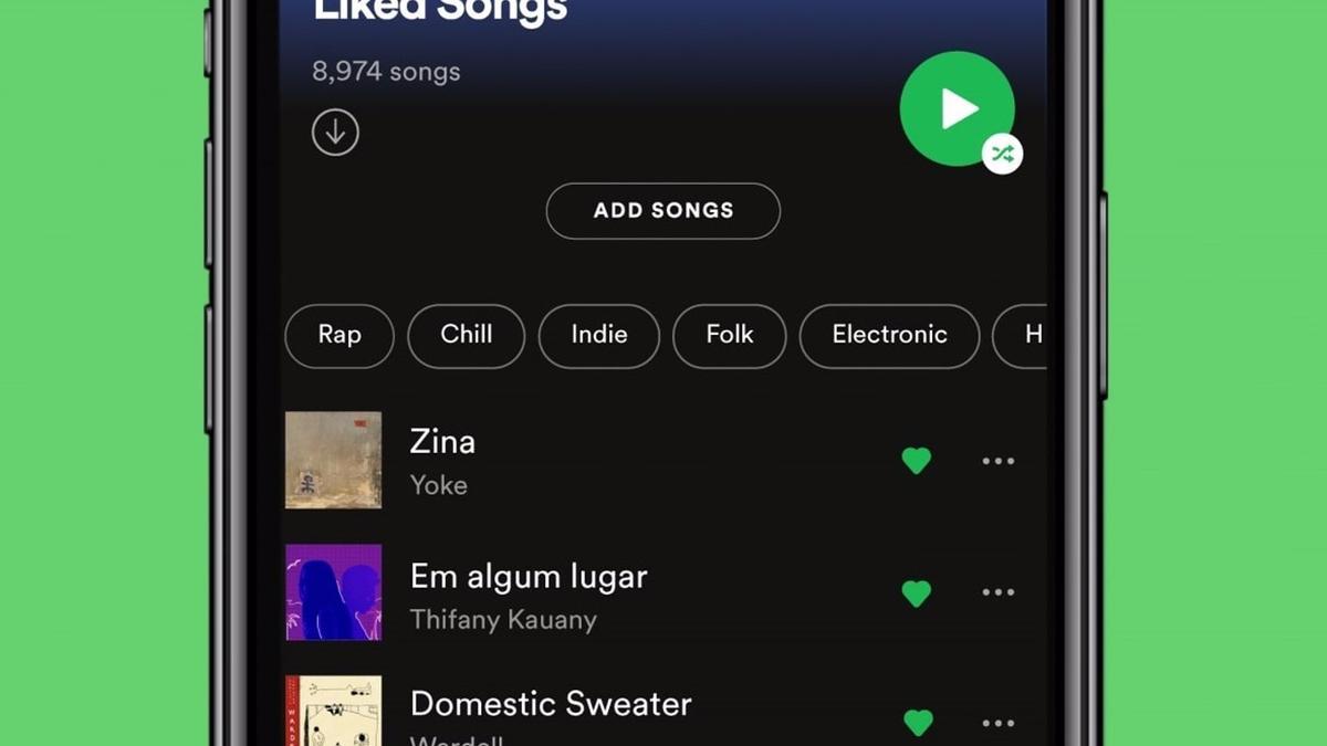 Spotify añade filtros a tus canciones favoritas.