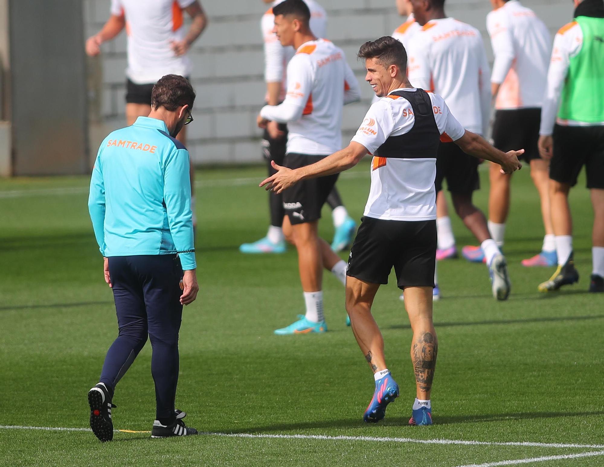 Así ha sido el entrenamiento del Valencia CF de hoy