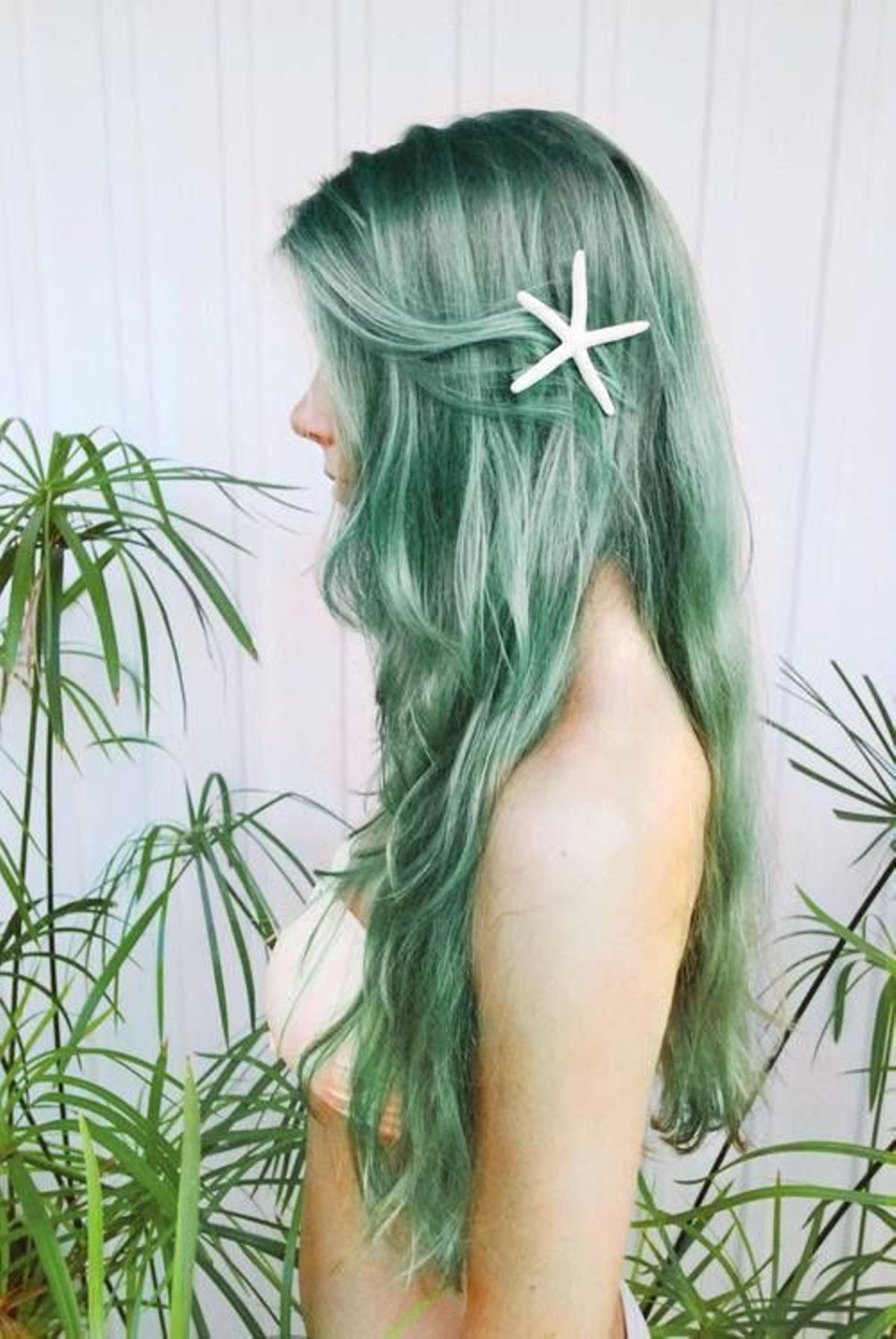 Mermaid hair: el pelo de las sirenas toma la ciudad (Largo y verde).
