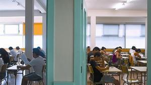 Examen d’anglès, ahira l’institut Poeta Maragall de Barcelona.