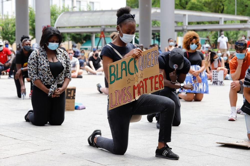 Protesta contra el racismo en Murcia