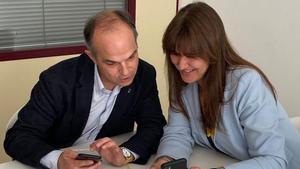 Jordi Turull i Laura Borràs.