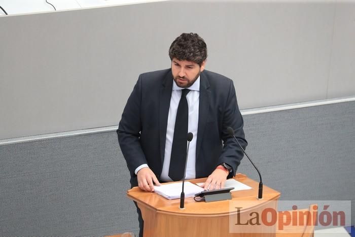 Debate sobre el Estado de la Región en la Asamblea