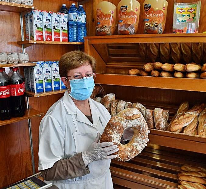 Arbolita, propietaria de la panadería Vereda. | //V. ECHAVE