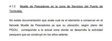 Imagen de la ficha de la modificación del plan general donde se indica que no hay datos del bien protegido