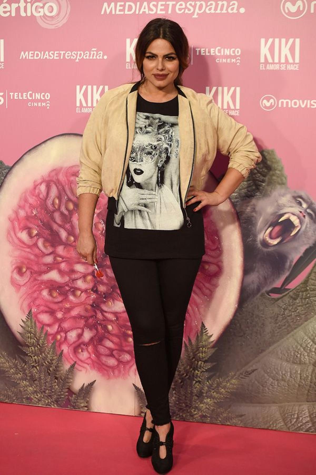 Marisa Jara en el estreno de 'Kiki, el amor se hace'