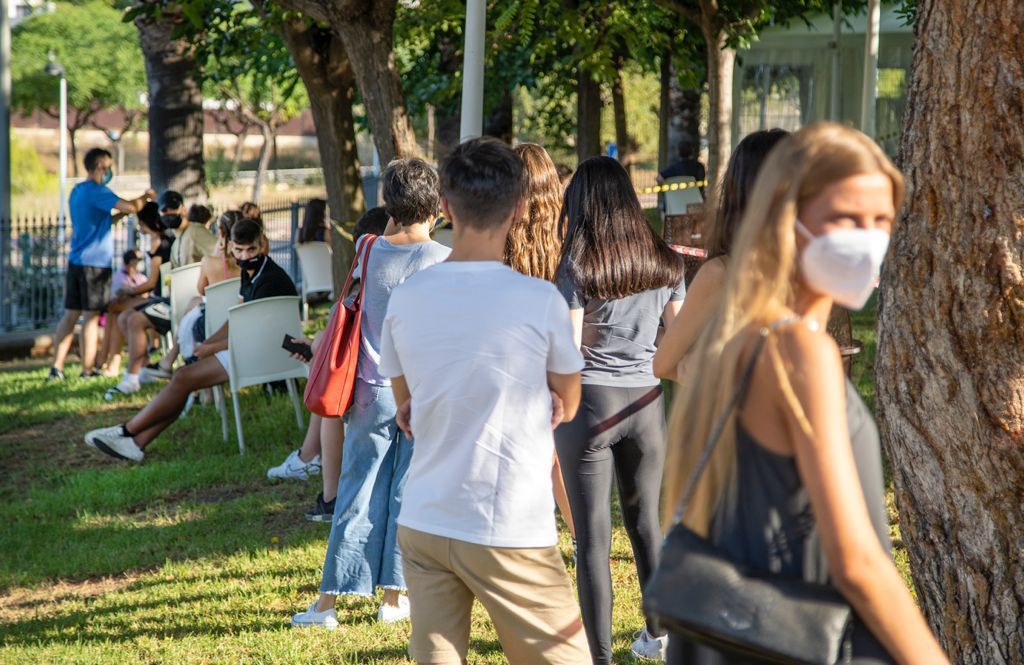 PCR masivas y gratuitas a los jóvenes en Oropesa