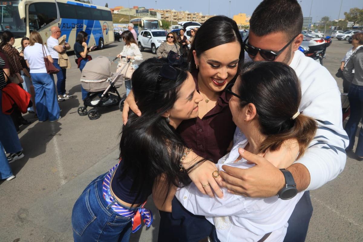 Salida de las convivencias de las candidatas a Bellea del Foc de Alicante hacia Toledo Salida de las convivencias de las candidatas a Bellea del Foc de Alicante hacia Toledo