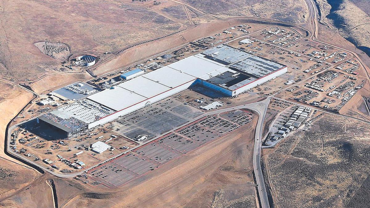 Gigafactoría de Tesla en Nevada.