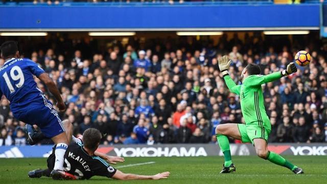 Diego Costa sacó de un apuro al Chelsea con un gol decisivo