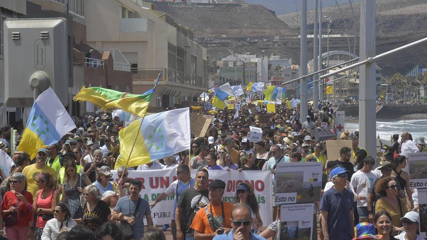 Manifestaciones y diálogo