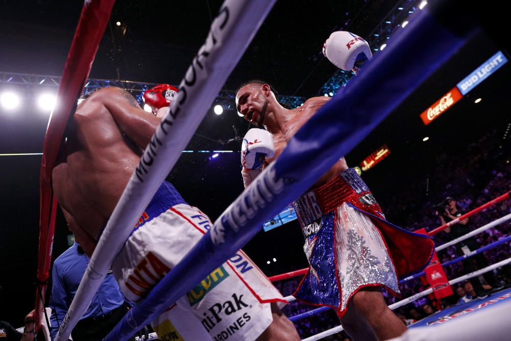 Pacquiao, campeón del mundo ante Keith Thurman