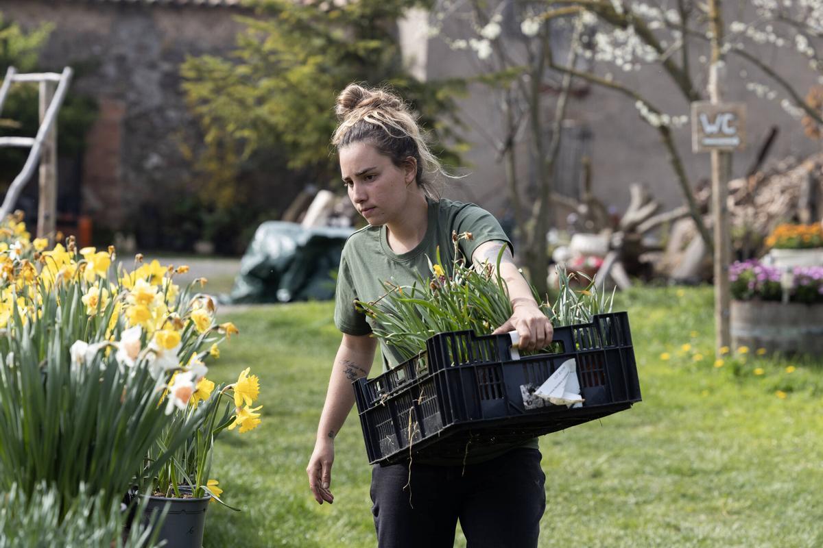 Nerea Nuño, la diseñadora floral del jardín.