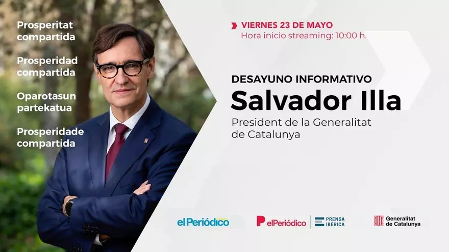 Desayuno informativo con Salvador Illa en Zaragoza, en directo