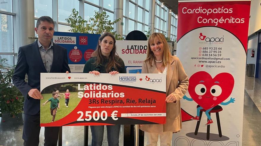 Herdicasa recauda a la carrera 2.500 euros para niños con cardiopatías