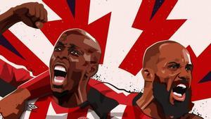 Wissa y Mbeumo, goleadores del Brentford