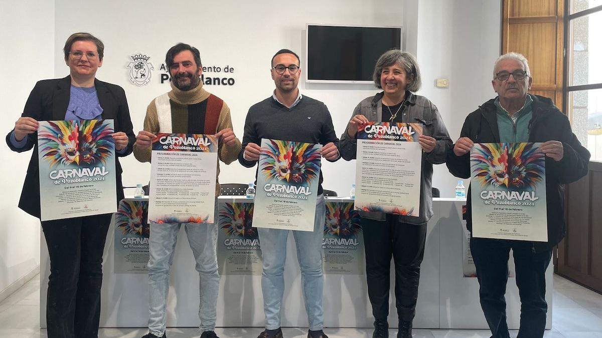 Presentación del cartel del carnaval de Pozoblanco.
