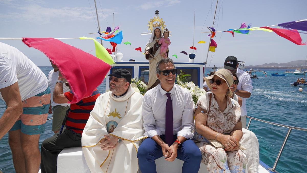 Procesión marítima de la Virgen del Carmen en Arrieta