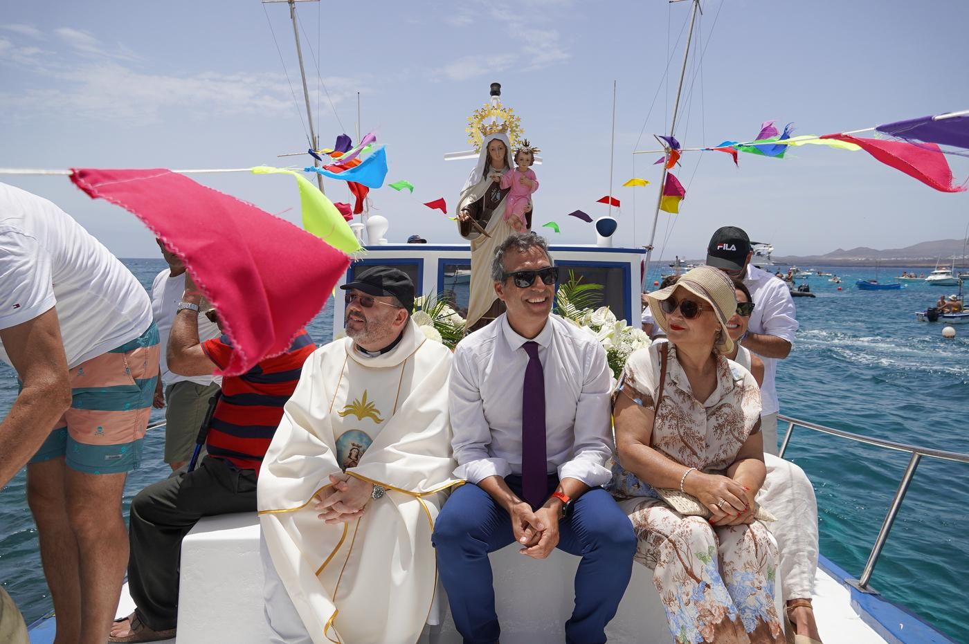 Procesión marítima de la Virgen del Carmen en Arrieta