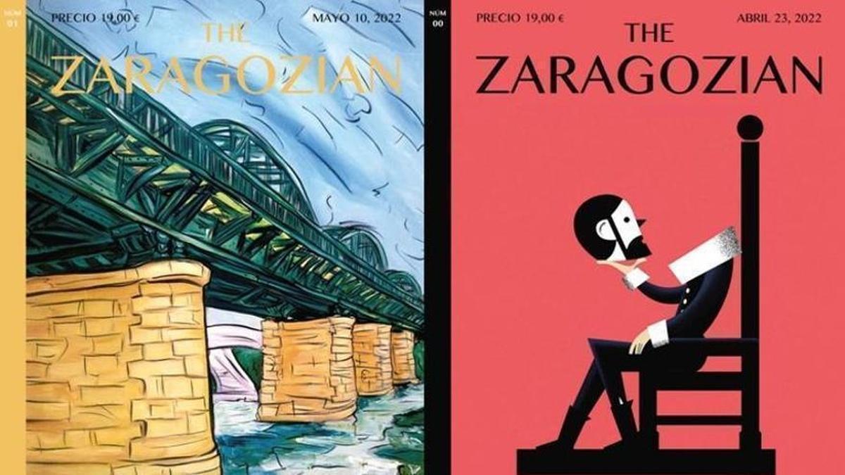 Portadas de &#039;The Zaragozian&#039;.