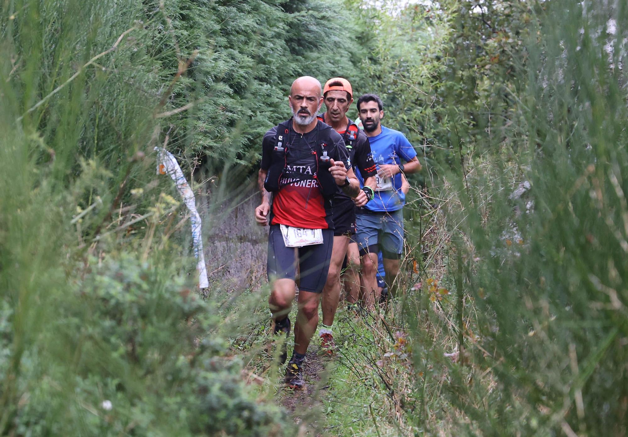 Correr contra viento, lluvia y montaña en A Groba