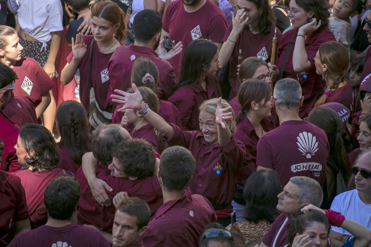 La Diada Castellera de la Mercè reúne las ocho colles de Barcelona