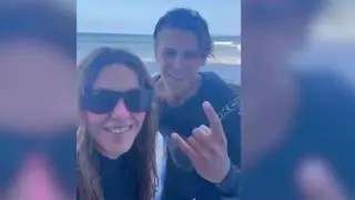 Shakira se vuelca en el surf en sus vacaciones en Malibú