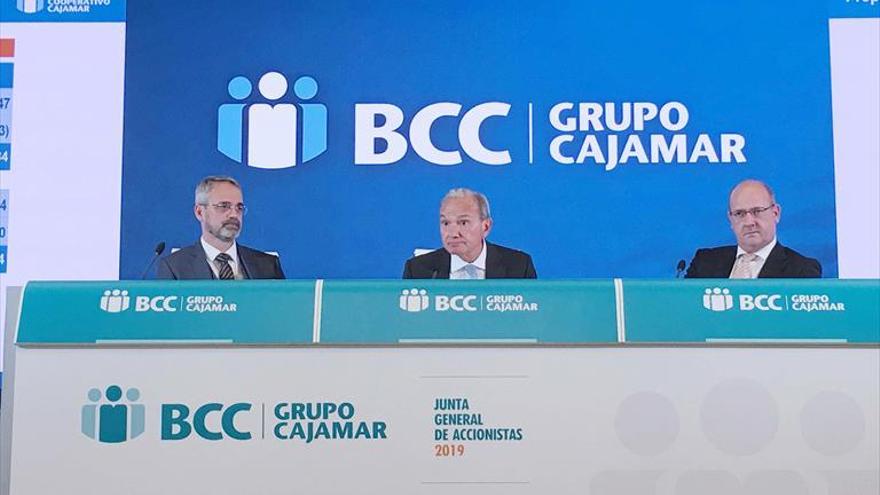 Grupo Cajamar gana hasta marzo 24,6 millones de euros, un 21,7% menos
