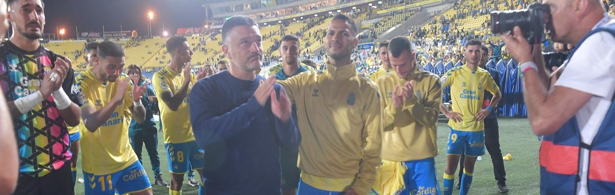 Pimienta, con lágrimas en los ojos, tras caer eliminados ante el Tenerife.