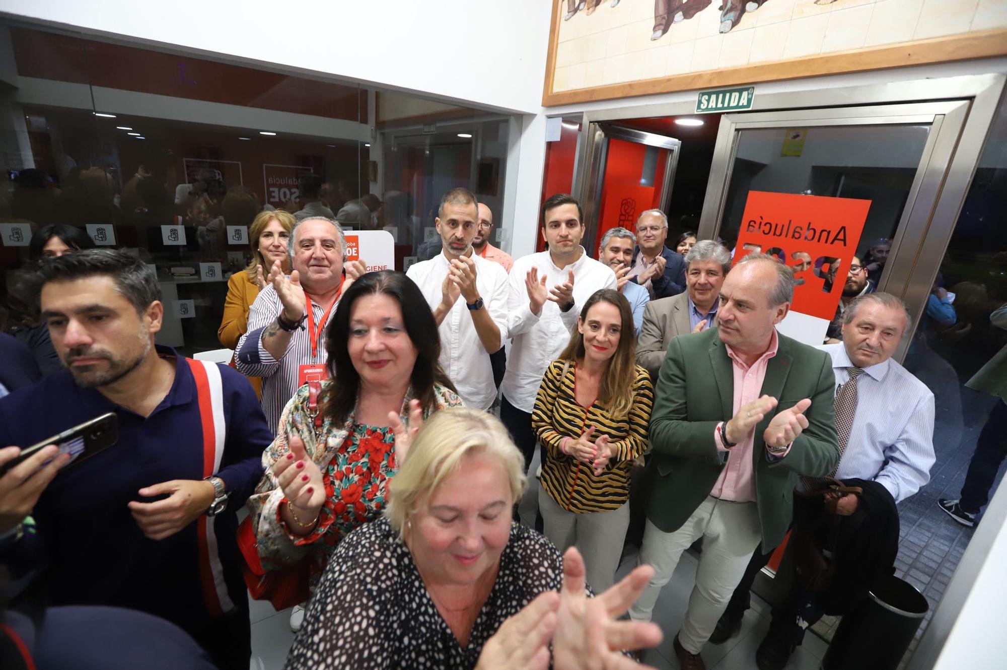 Noche electoral en el PSOE