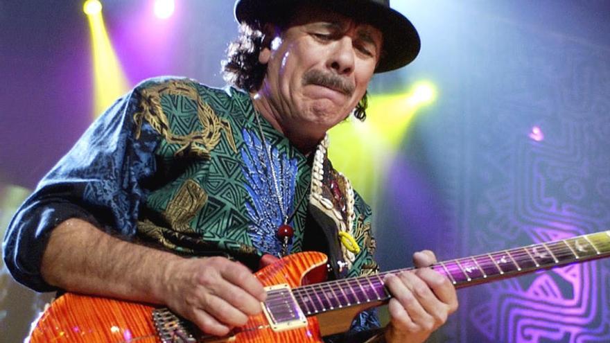 El guitarrista Carlos Santana