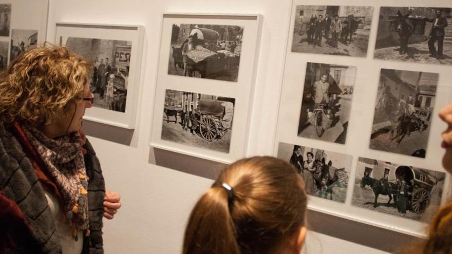 Público contempla las fotografías del profesional en el Museo de Zamora