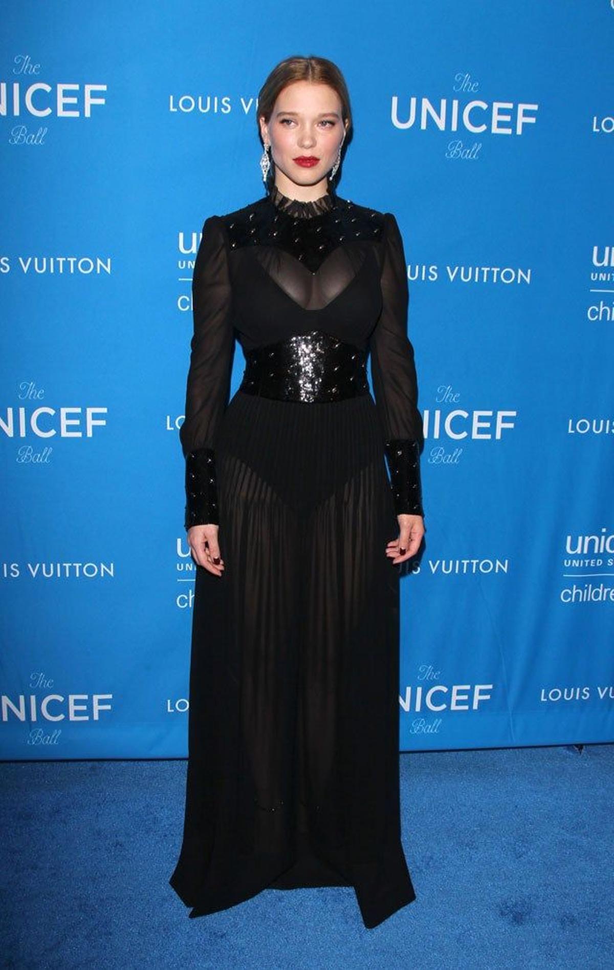 Léa Seydoux, en la Sexta Edición de la Fiesta de UNICEF en Beverly Hills