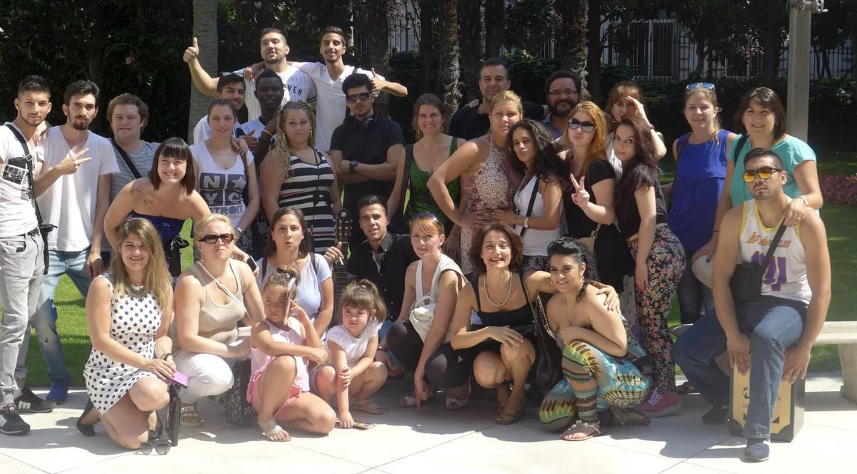 Con el grupo de participantes del proyecto «Tu museo interior».