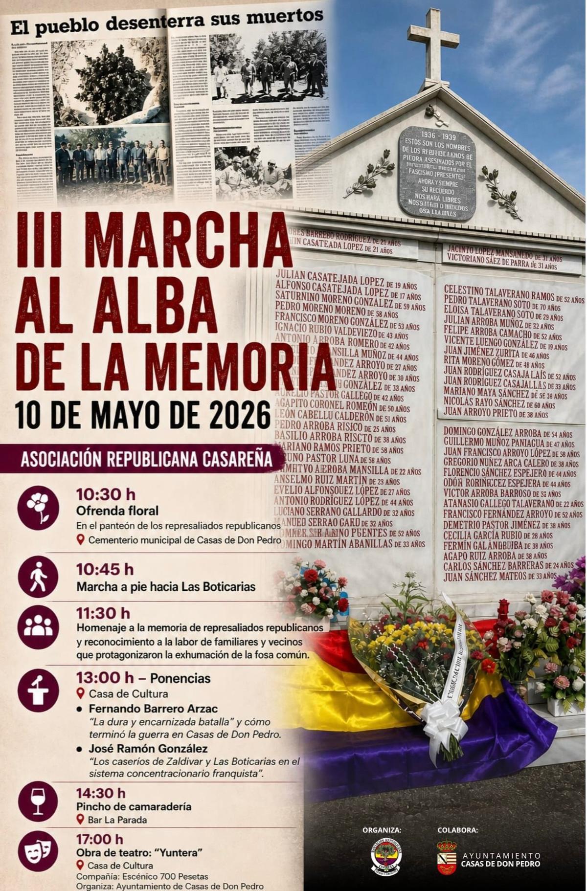 Cartel de la actividad.